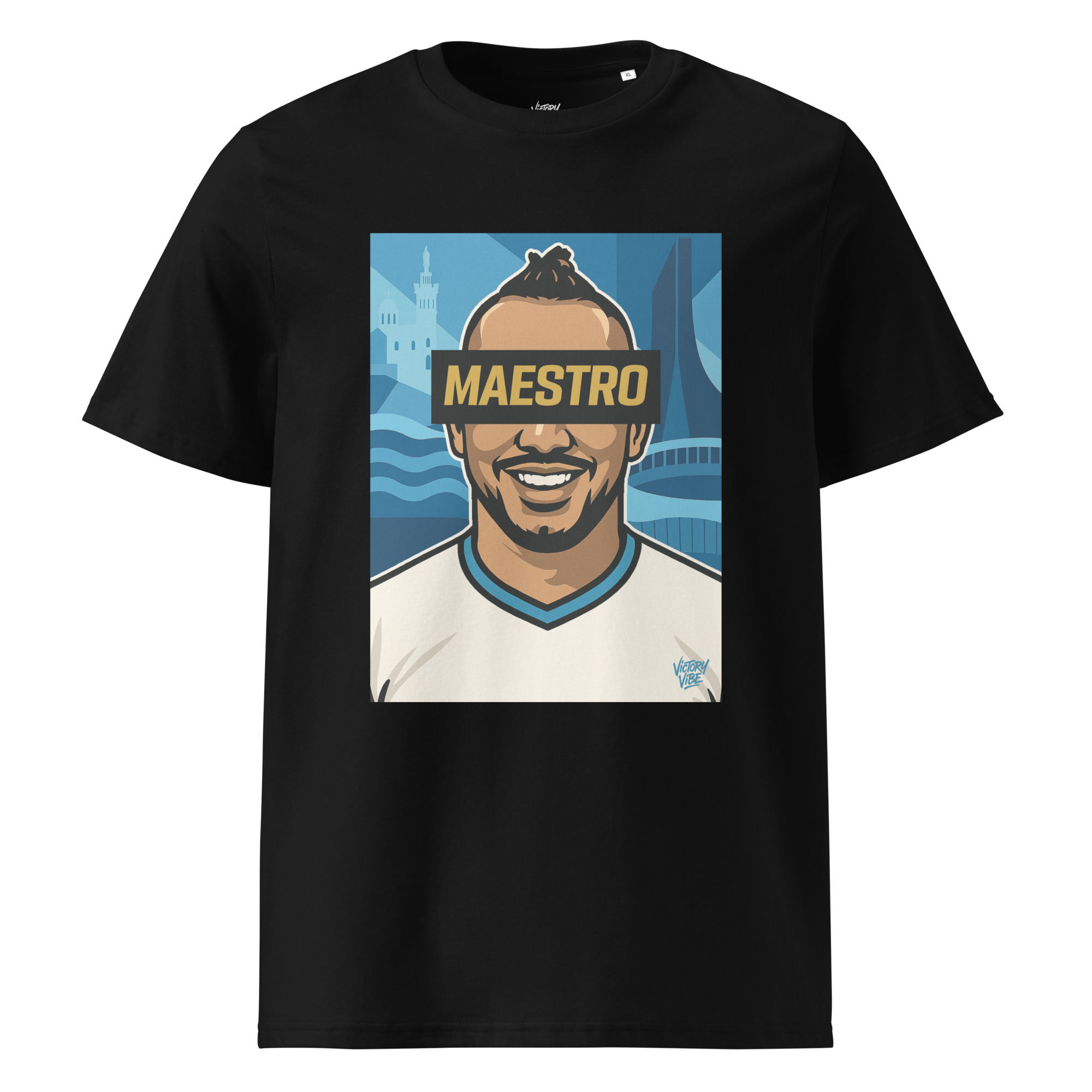 T-shirt MAESTRO Marseillais  - Fond Marseille - Victory Vibe