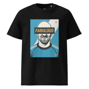 T-shirt FABULOUS - Fond bleu et blanc - Victory Vibe