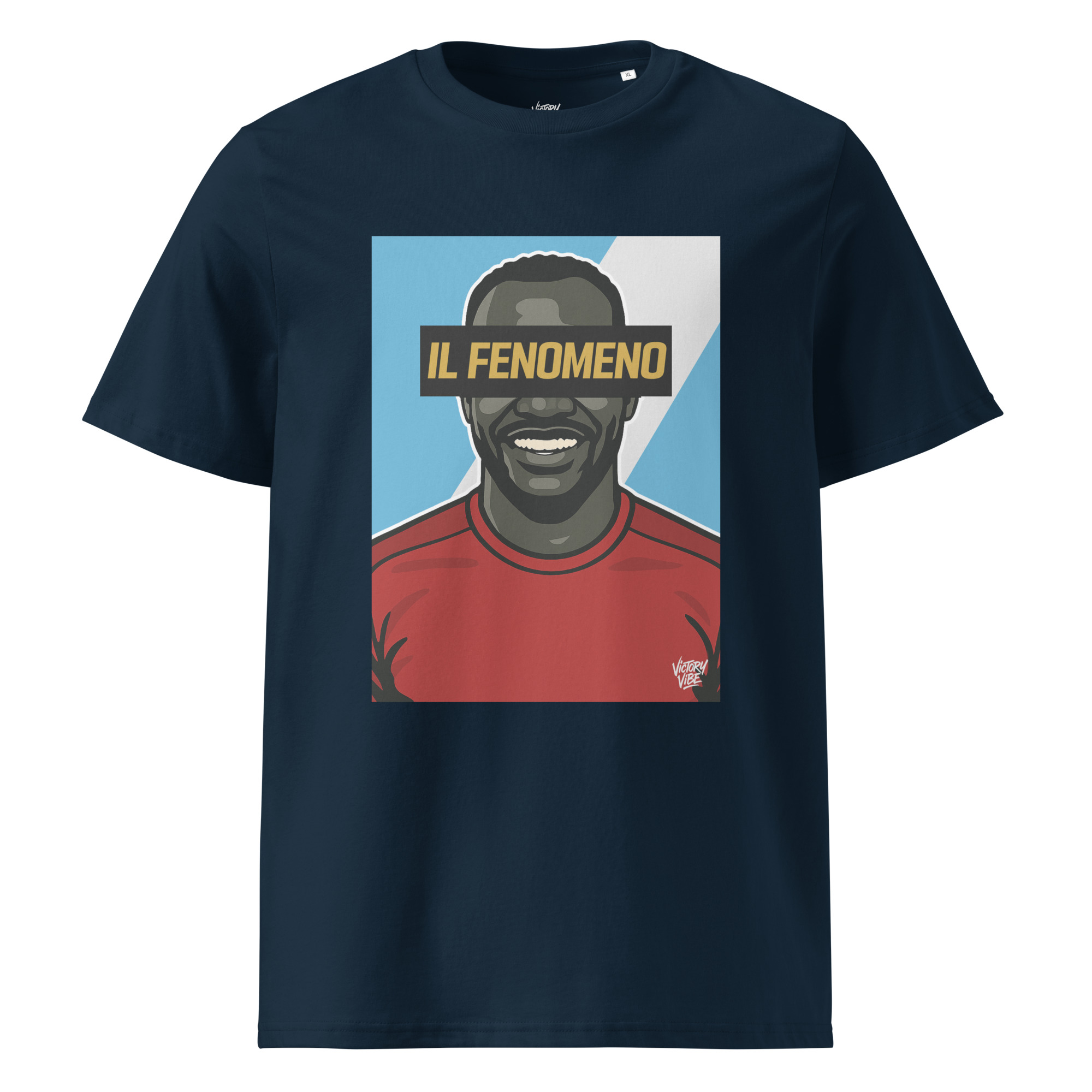 T-shirt IL FENOMENO Marseillais - Fond bleu et blanc - Victory Vibe – Image 2