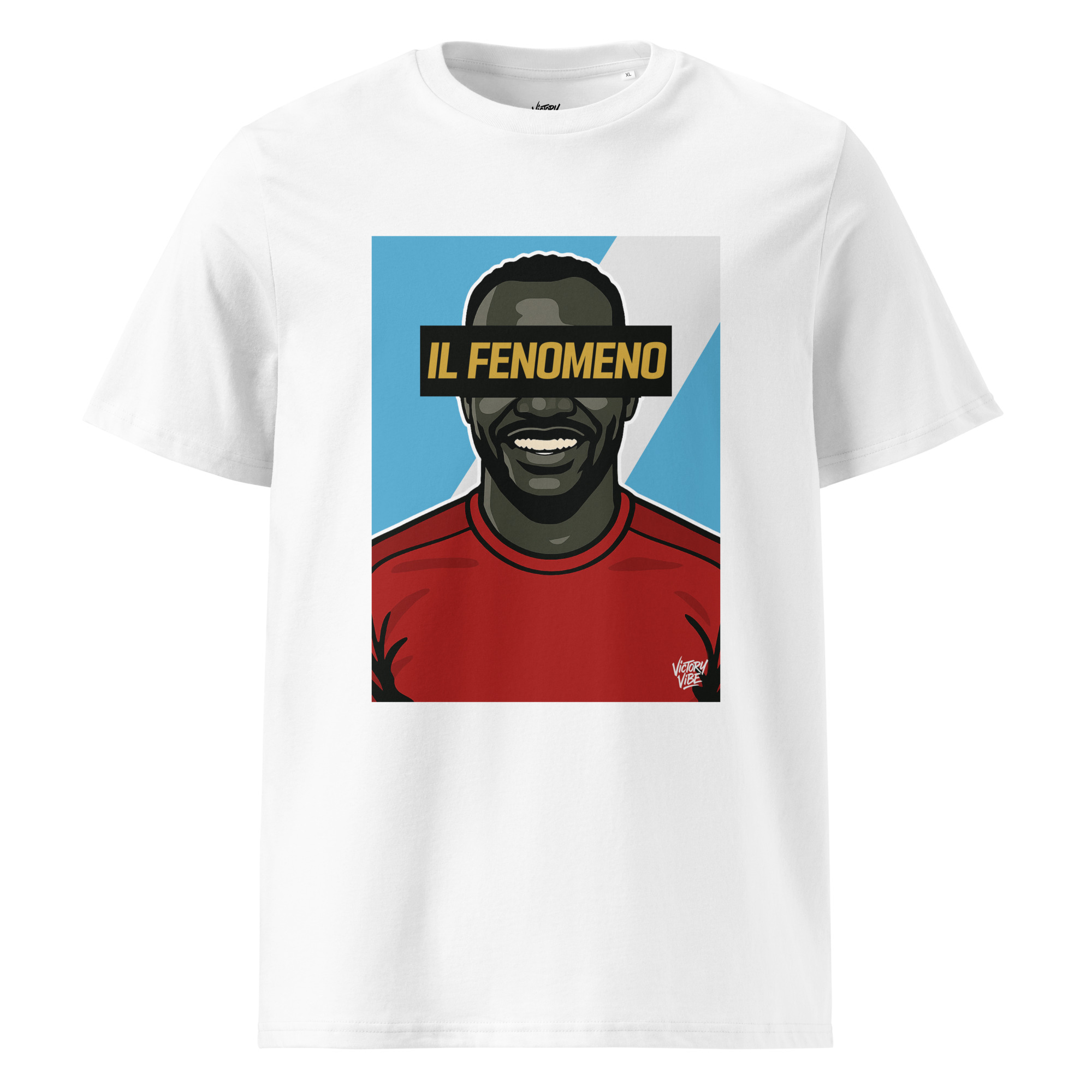 T-shirt IL FENOMENO Marseillais - Fond bleu et blanc - Victory Vibe – Image 3