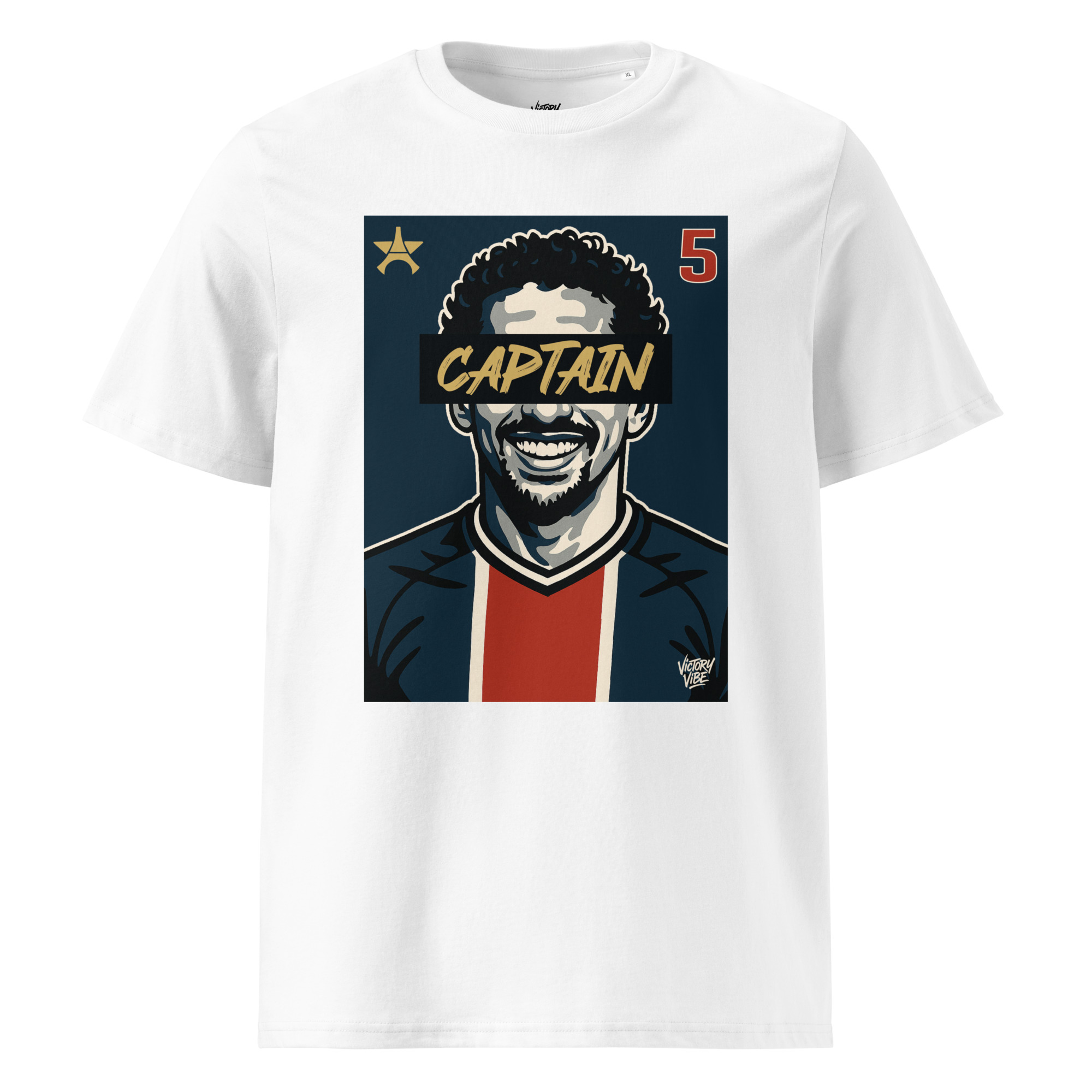 T-shirt CAPTAIN Parisien 2025 - Victory Vibe – Image 3