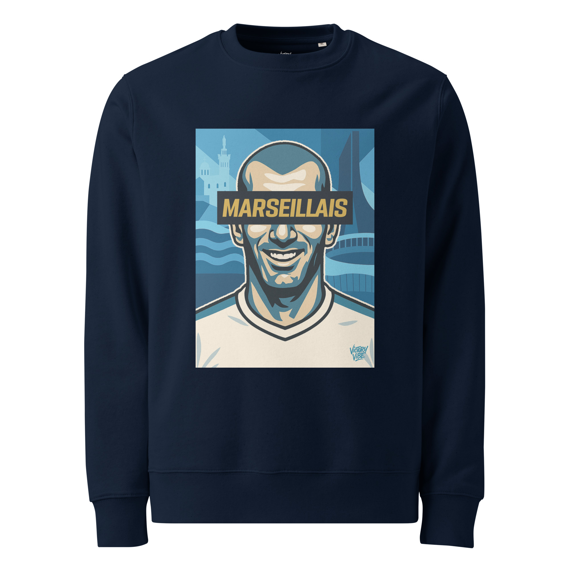 Sweatshirt MARSEILLAIS - Fond Marseille - Victory Vibe – Image 2