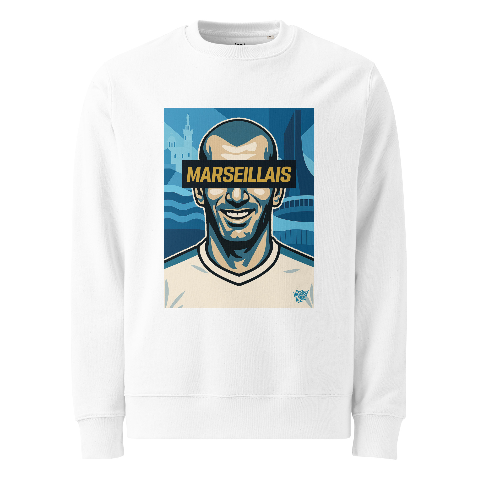 Sweatshirt MARSEILLAIS - Fond Marseille - Victory Vibe – Image 3