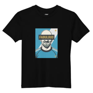 T-shirt ENFANT FABULOUS - Fond bleu et blanc - Victory Vibe