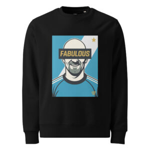 Sweatshirt FABULOUS - Fond bleu et blanc - Victory Vibe