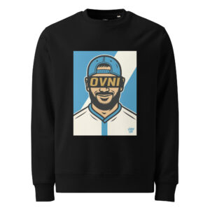 Sweatshirt OVNI Marseillais - Fond bleu et blanc - Victory Vibe
