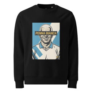 Sweatshirt PENNA BIANCA - Fond bleu et blanc - Victory Vibe