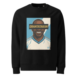Sweatshirt GRANTATAKAN Marseillais Sénégalais - Fond bleu et blanc - Victory Vibe