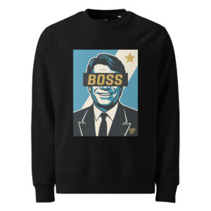 Sweatshirt BOSS Marseillais - Fond bleu et blanc - Victory Vibe