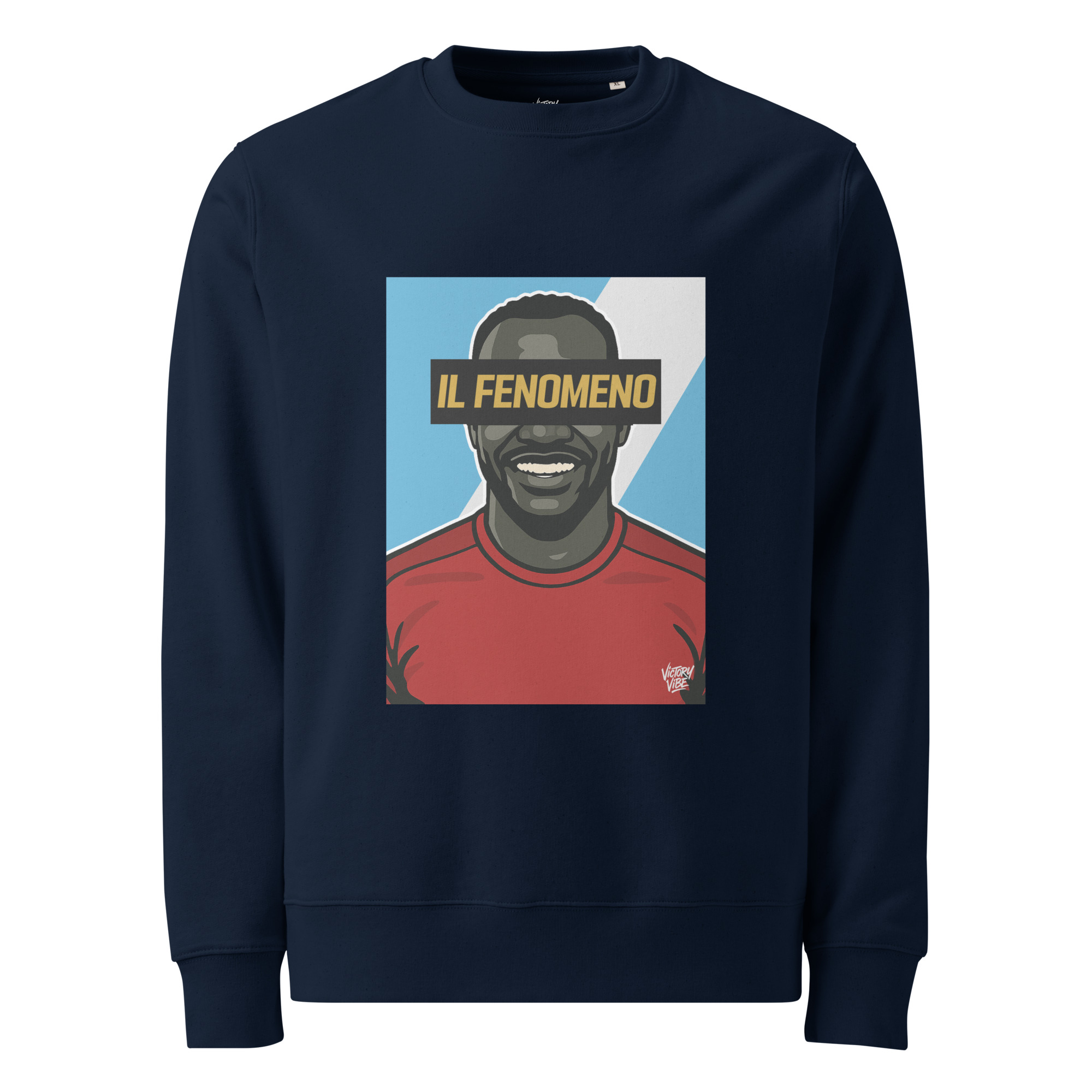 Sweatshirt IL FENOMENO Marseillais - Fond bleu et blanc - Victory Vibe – Image 2