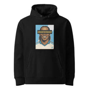 Sweat à capuche GRANTATAKAN Marseillais Ivoirien - Fond bleu et blanc - Victory Vibe