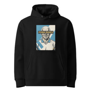 Sweat à capuche PENNA BIANCA - Fond bleu et blanc - Victory Vibe