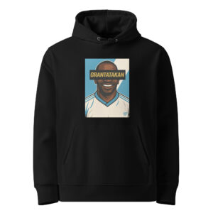 Sweat à capuche GRANTATAKAN Marseillais Sénégalais - Fond bleu et blanc - Victory Vibe