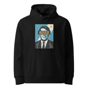 Sweat à capuche BOSS Marseillais - Fond bleu et blanc - Victory Vibe