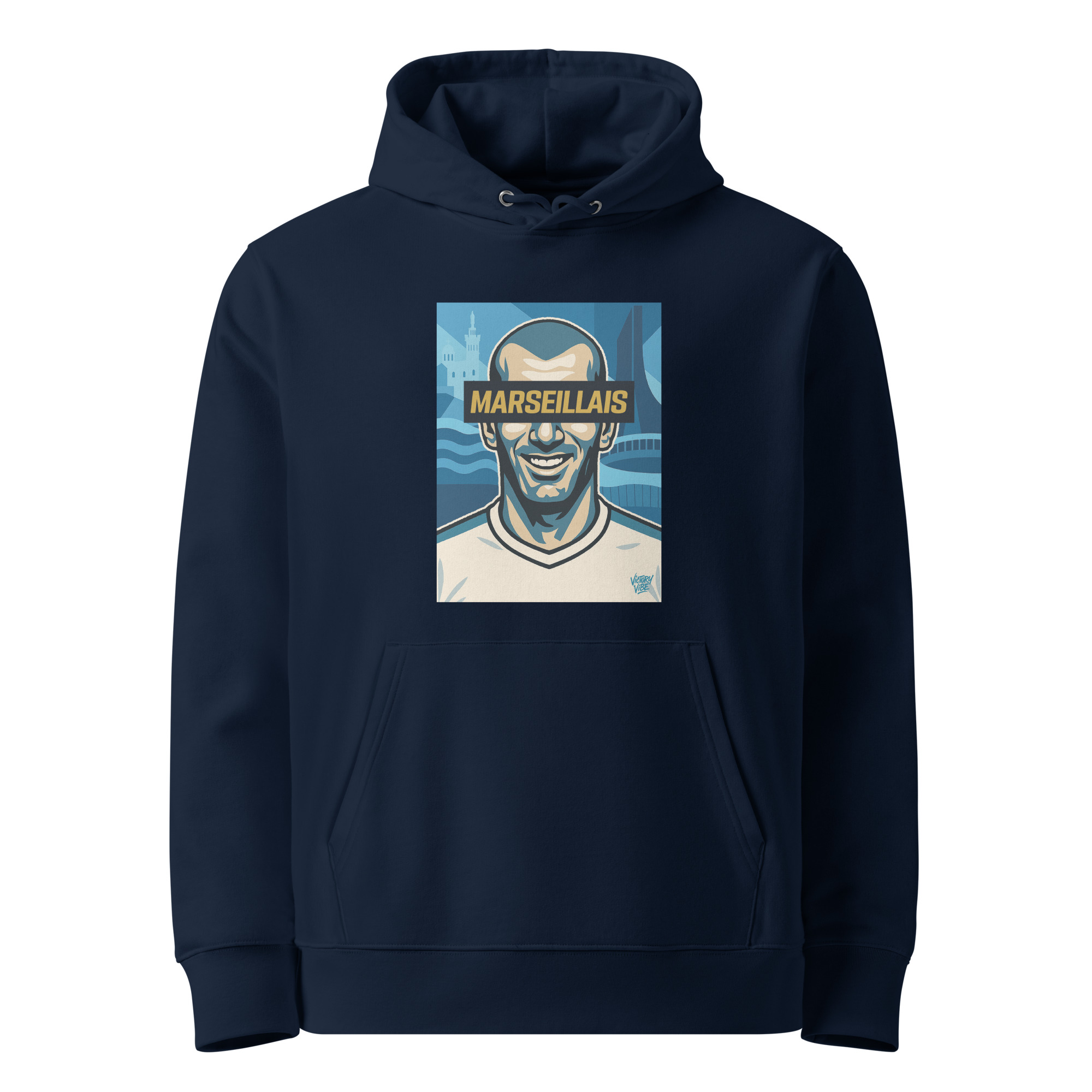 Sweat à capuche MARSEILLAIS - Fond Marseille - Victory Vibe – Image 3